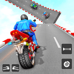 Police Bike Stunt Games: Mega Ramp Stunts Game icon