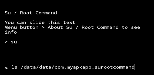 Su / Root Command PC screenshot Su / Root Command PC screenshot