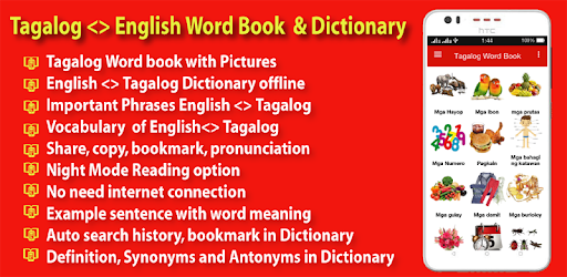 Tagalog Word Book PC screenshot