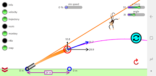 Projectile Motion for High School Physics PC screenshot Projectile Motion for High School Physics PC screenshot