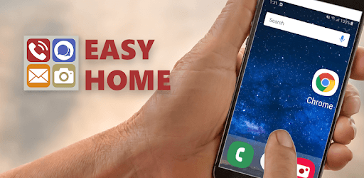 Simplified Home Screen - Launcher and Easy Icons PC screenshot