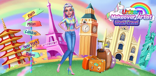 Unicorn Makeover Artist: World Travel PC screenshot