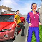 Virtual Neighbor Girl : Family Home Games icon