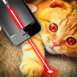 Real laser for cat joke icon
