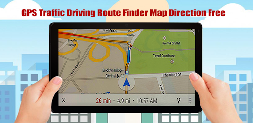 GPS Traffic Driving Route Finder Map Direction Fre PC screenshot