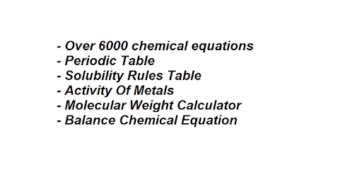 Chemical Equation PC screenshot