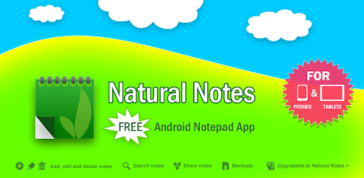 Natural Notes PC screenshot Natural Notes PC screenshot