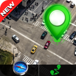 GPS Satellite Route Finder Map Direction icon