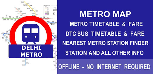Delhi Metro Route Map and Fare PC screenshot