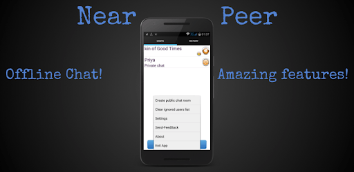 Near Peer : The Offline Chat PC screenshot
