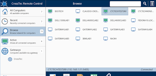CrossTec Remote Control PC screenshot CrossTec Remote Control PC screenshot