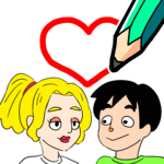 Drawing games-Draw Happy Life- icon