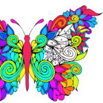 Adult Coloring by Number Book-Paint Butterfly 2018 for PC