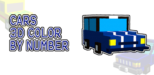 Cars 3D Color by Number: Voxel, Pixel Art Coloring PC screenshot