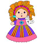 Dolls Color by Number - Girls Coloring Book Pages icon