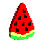 Food 3D Color by Number: Voxel Coloring Book Pages icon