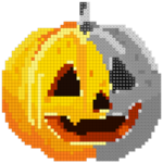 Halloween Sandbox Number Coloring- Color By Number icon