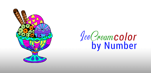 Ice Cream Color by Number - Food Coloring Pages PC screenshot
