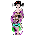 Japenese Glitter Color by Number - Coloring Book for PC