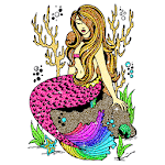 Mermaid Glitter Color by Number:Pixel Art Coloring for PC Mermaid Glitter Color by Number:Pixel Art Coloring for PC