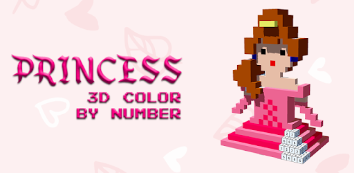 Princess 3D Color by Number: Voxel Coloring Book PC screenshot