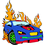 Super Cars Color by Number: Vehicles Coloring Book icon