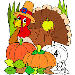 Thanks Giving Color by Number: Adult Coloring Book for PC Thanks Giving Color by Number: Adult Coloring Book for PC