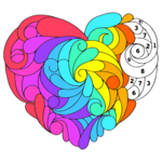 Valentine Color by Number - Paint by Numbers Pages icon