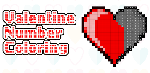 Valentines love color by number-Pixel art coloring PC screenshot