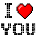Valentines love color by number-Pixel art coloring for PC