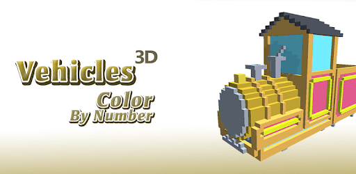 Vehicles 3D Color by Number - Voxel Coloring Pages PC screenshot