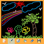 Magic Slate Advance | Glow drawing icon