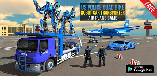 US Police Quad Bike ATV Robot Car Transporter Game PC screenshot US Police Quad Bike ATV Robot Car Transporter Game PC screenshot