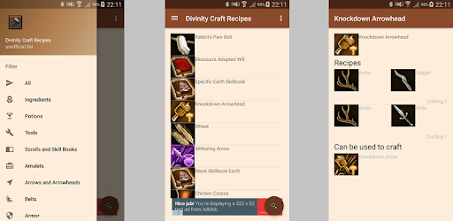 Crafting Guide for Divinity PC screenshot Crafting Guide for Divinity PC screenshot