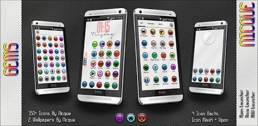 Gems Nova/Apex/ADW Theme PC screenshot Gems Nova/Apex/ADW Theme PC screenshot