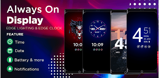 Always on Display: Edge Light & Amoled Clock Free PC screenshot