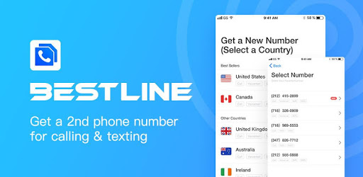 Second Phone Number - BestLine PC screenshot