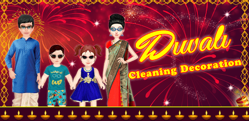 Cleaning, Decoration, Rangoli, Firework & Dressup PC screenshot