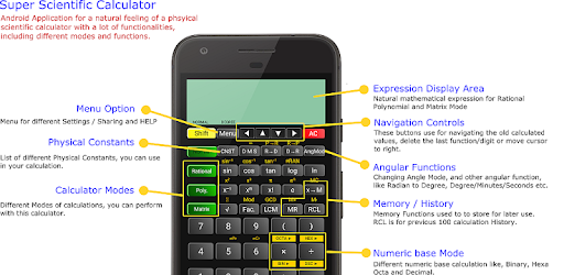 Super Scientific Calculator PC screenshot Super Scientific Calculator PC screenshot