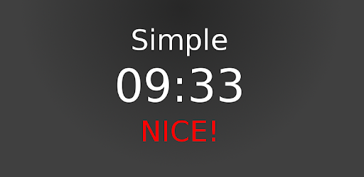 Nice Simple Clock (Widget) PC screenshot