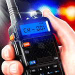 Police walkie-talkie radio sim icon