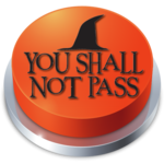 You Shall Not Pass!! Button icon