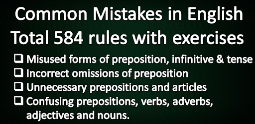 Common Mistakes in English PC screenshot Common Mistakes in English PC screenshot