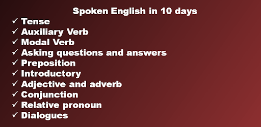 Spoken English in 10 days PC screenshot