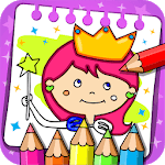 Princess Coloring Book & Games icon