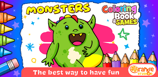 Monsters - Coloring Book & Games for Kids PC screenshot
