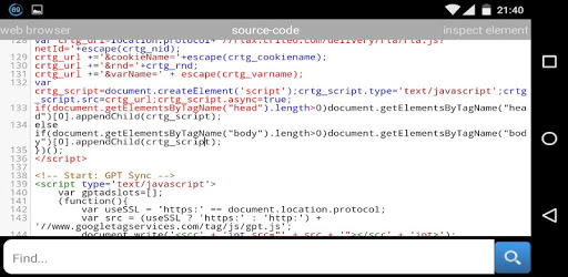 Dago Browser (Web Inspector) PC screenshot