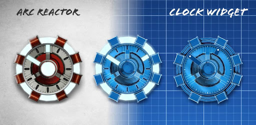 Arc Reactor Clock Widget PC screenshot