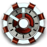 Arc Reactor Clock Widget for PC