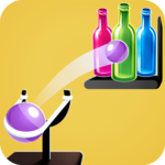 Knock Down Bottles : Catapult Slingshot Games icon